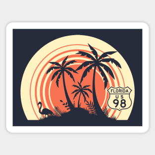 Florida Highway 98 Beach Sticker